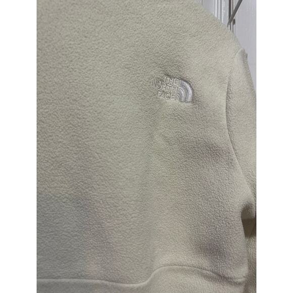 The North Face Women's Fleece Jacket Size SP Beige 1/4 Zip - Picture 5 of 7